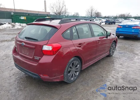 2014 Subaru Impreza 2.0I Sport Premium from USA, damaged, VIN JF1GPAL61E8287346